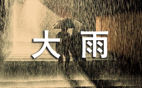 下大雨作文